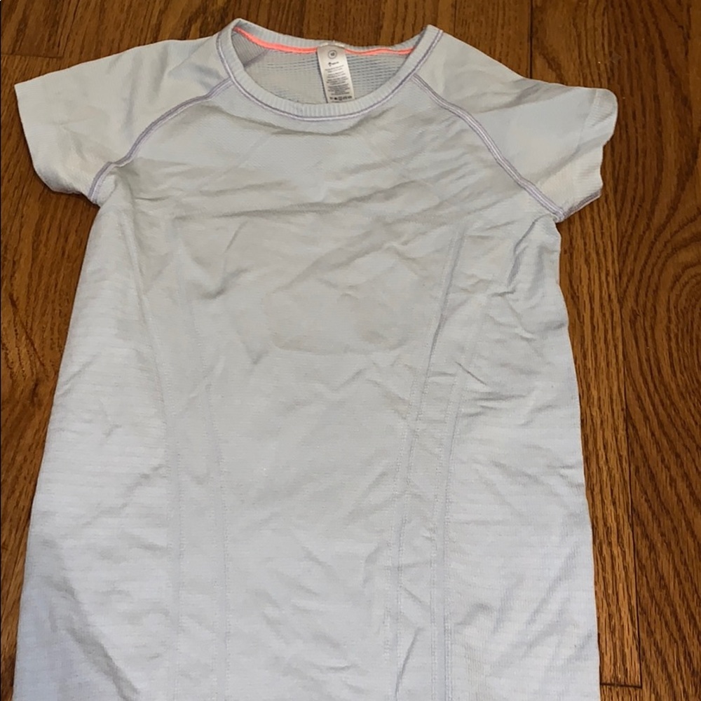 Light grey tight ivivva shirt